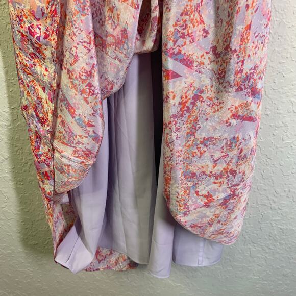 GILNER FARRAR Dress Medium Amelie Kaleidoscope Smocked Corset Waist Lined - Picture 10 of 14